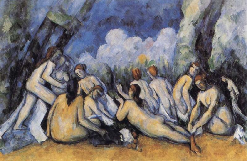Paul Cezanne Les grandes Baigneuses Sweden oil painting art